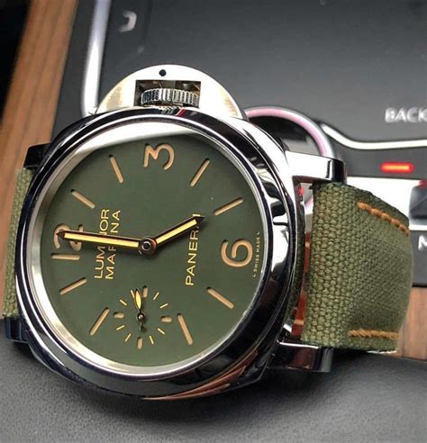 panerai canvas straps|Panerai aftermarket straps.